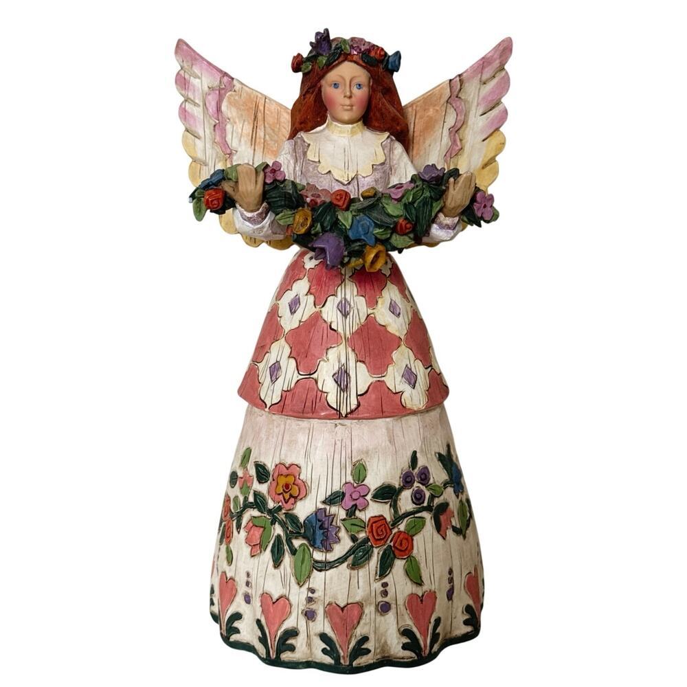Jim Shore Heartwood Creek “Angel of Gratefulness” Figurine 108921 Enesco 2002